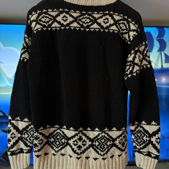 Vintage Hand Knit Ralph Lauren Sailing Yacht Canoe Knit Sweater Lodge Womens - Picture 11 of 12